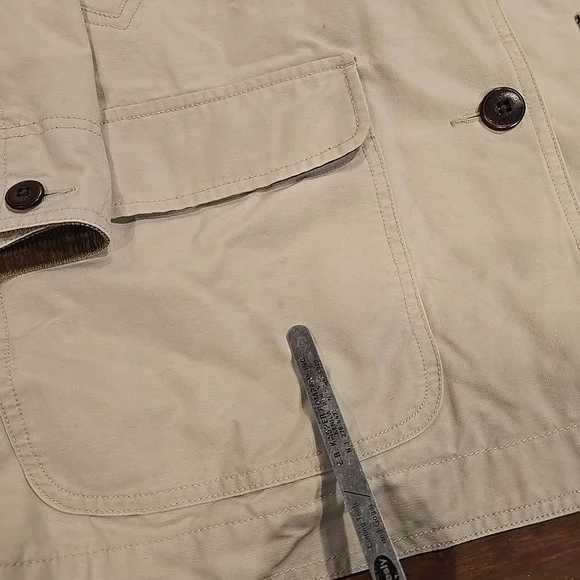 L.L. Bean Women's 2x Chore Coat Jacket Brown Corduroy Vintage - Picture 7 of 16